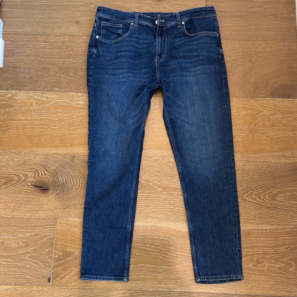 ZARA Men’s Slim Fit Jeans – Dark Wash – Size 36 (EUR 46)